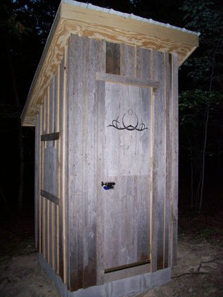 Full View of the Outhouse